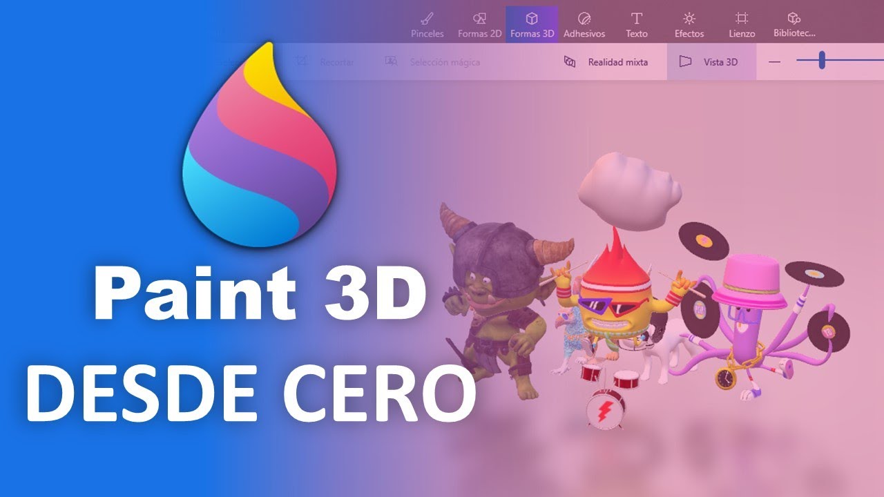 Como usar Paint 3D - Parte 1