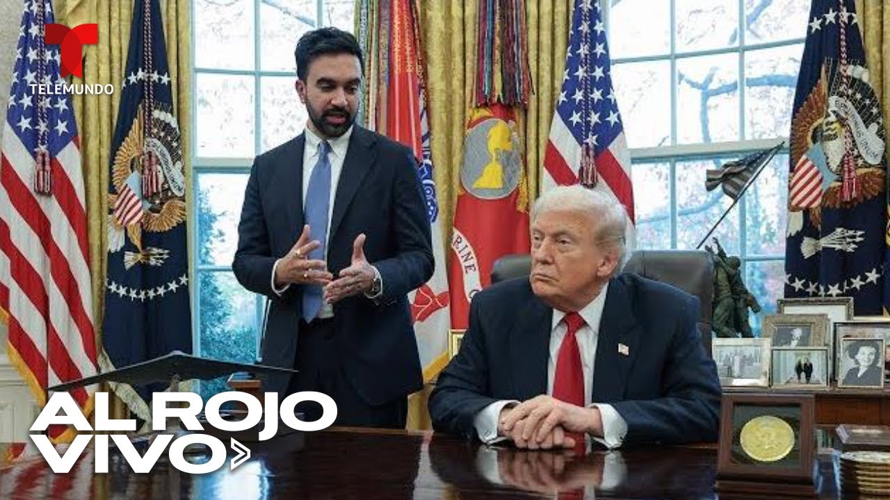 Trump y Mamdani se reúnen por primera vez en la Casa Blanca | Al Rojo Vivo | Telemundo