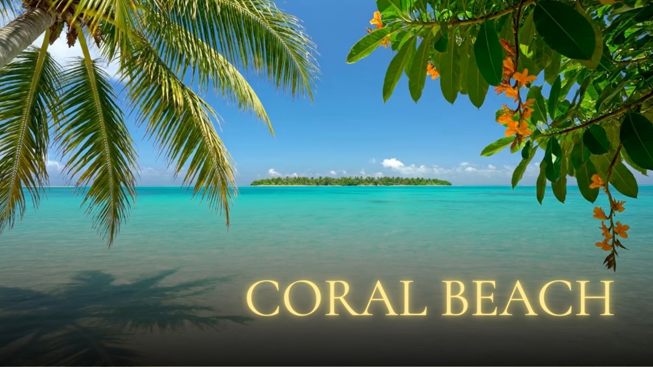 Tropical Paradise Lagoon — Crystal Clear Water for Sleep & Relaxation | 30 Minutes