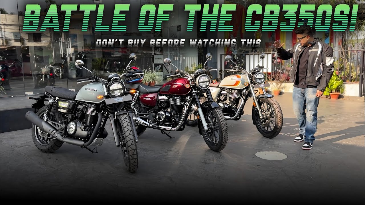 Don’t Buy the Wrong CB350! Honda CB350 All Variants Compared – RS vs H’ness vs CB350