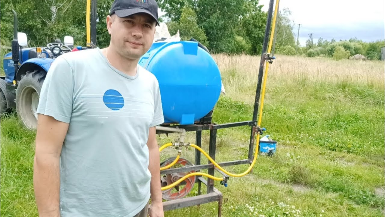 Оприскувач до мінітрактора своїми руками!!!