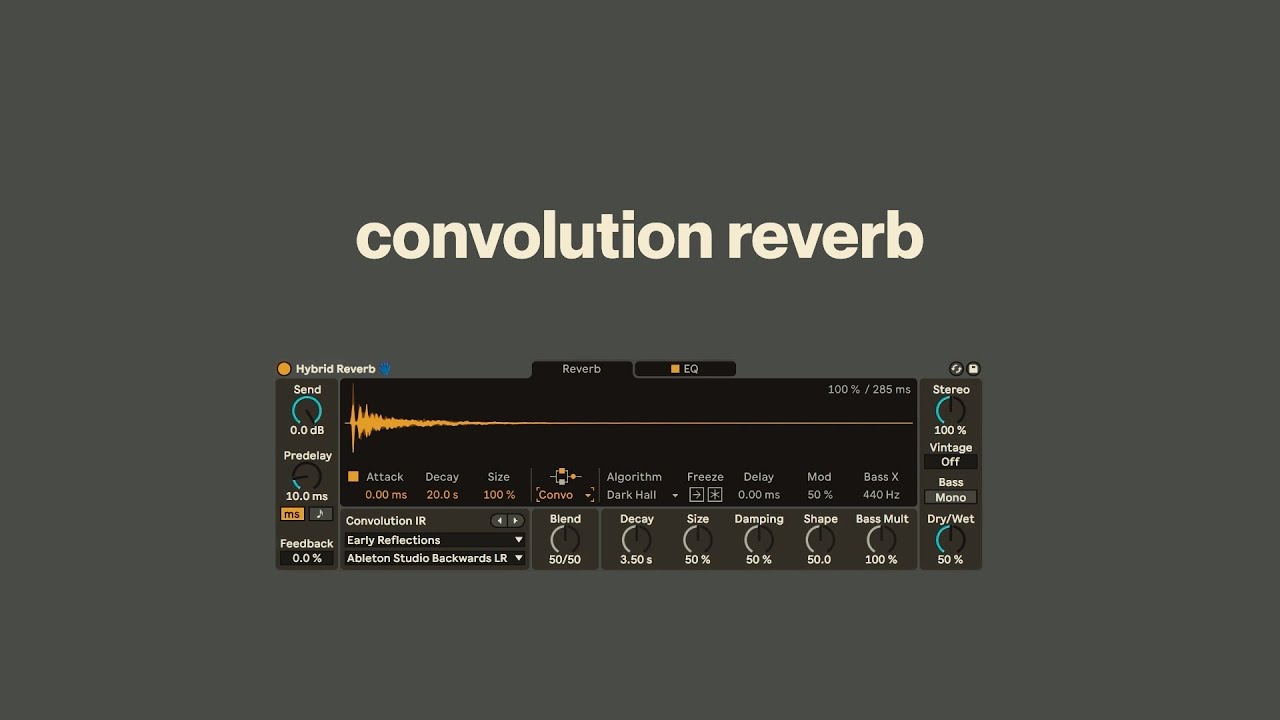 convolution reverb is the secret weapon of sound design