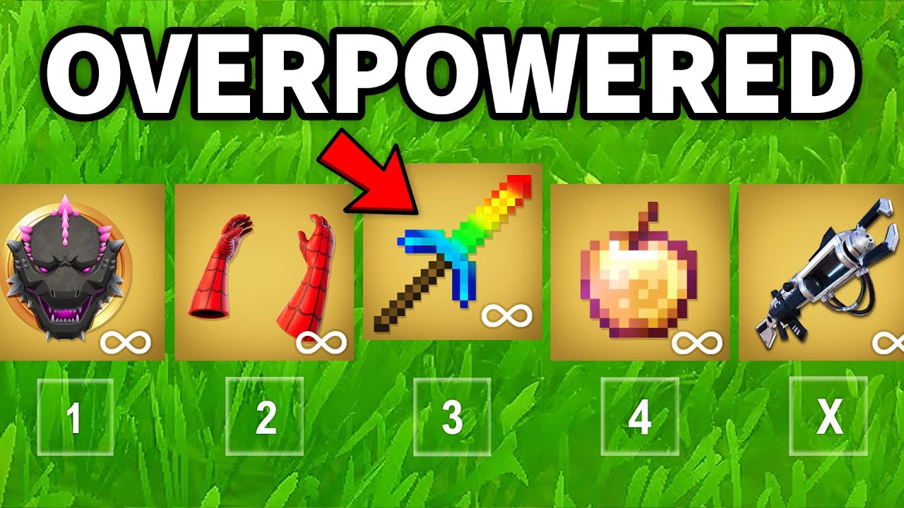 Fortnite but Everyone has OVERPOWERED ITEMS!