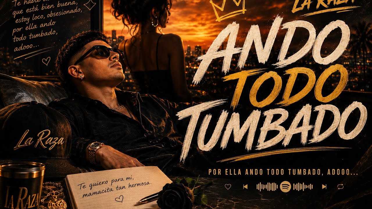 Ando Todo Tumbado | Corrido Tumbado | La Raza  (Preview) – Lyric Video