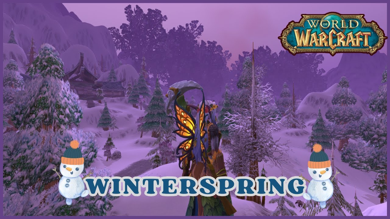 Exploring the Magical Winter Wonderland of Winterspring in World of Warcraft❄