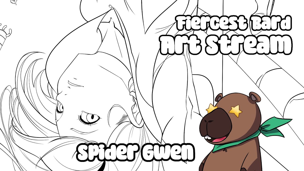 Drawing fan art of a Ghost...Spider! 10/21/2025