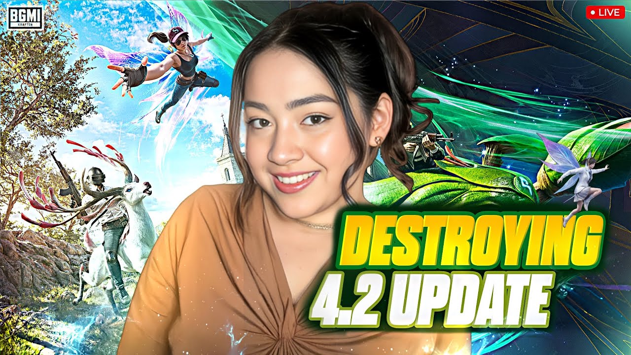 DOMINATING 4.2 UPDATE - LATIFA IS LIVE - BGMI LIVE