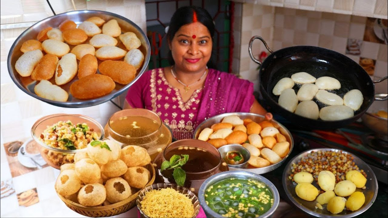 नए तरीके से बनाये गोलगप्पे 100 % फुले-फुले  गोलगप्पे बनेंगे  Pani Puri Recipe  Aata/Suji Golgappa