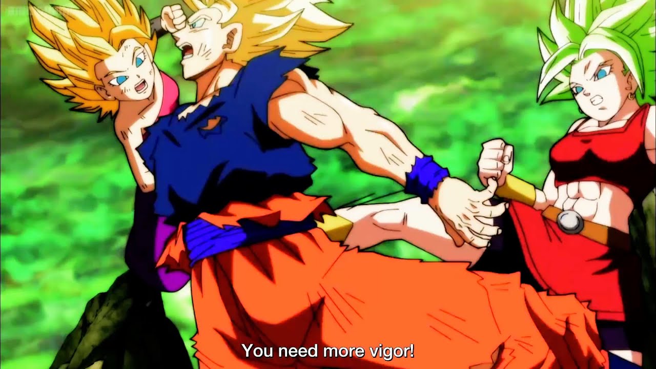ドラゴンボール超（スーパー）【DB Super】►黄金の瞬間：アリーナを揺るがす三サイヤ人の戦い！ケールとカリフラが共闘！悟空に大プレッシャー！►Dragon Ball Super Full HD