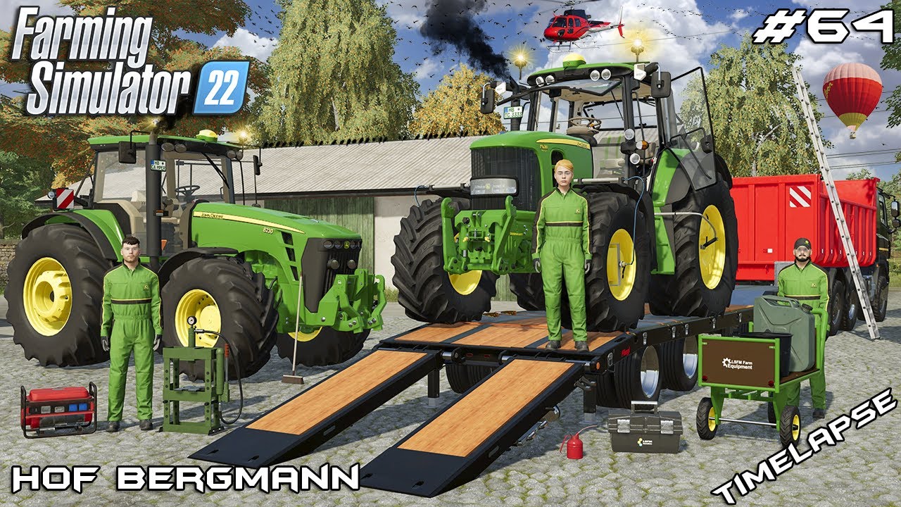 Обмен JOHN DEERE 8230 на JOHN DEERE 7530 | Hof Bergmann | Farming Simulator 22 | Эпизод 64