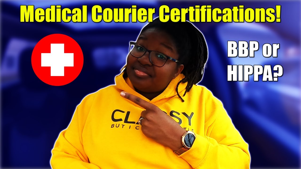 Journey Of Becoming A Medical Courier: Getting Certifications