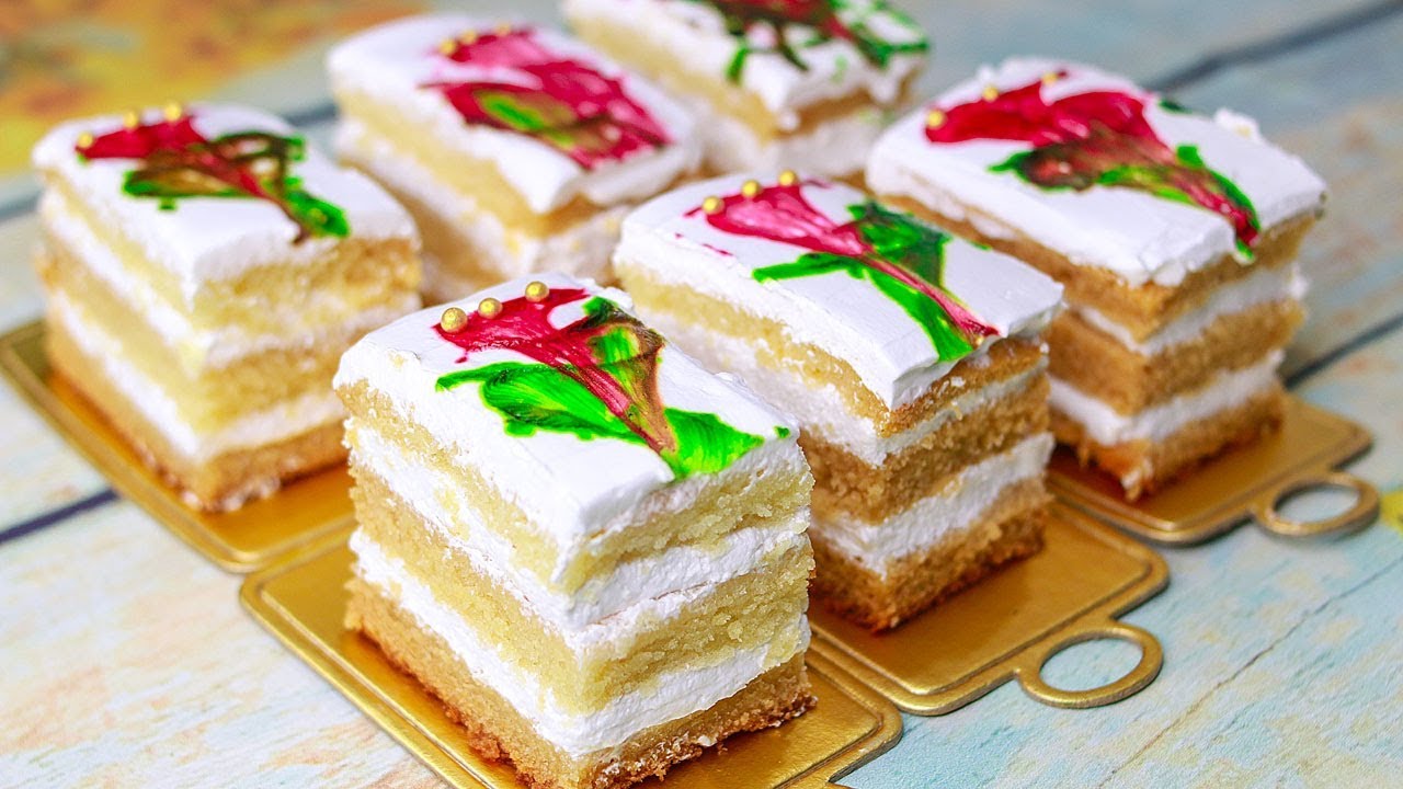 Eggless Vanilla Pastry | Thread Art Cake | Thread Design Cake | Pastry Recipe Without Oven | Yummy