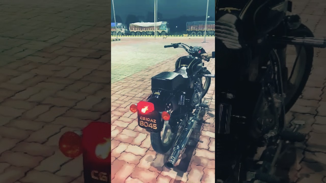 Royal Enfield Standard 350 BS6 Bend Pipe Change To Bs3 with O2 sensor And Long Punjab With slow Rpm