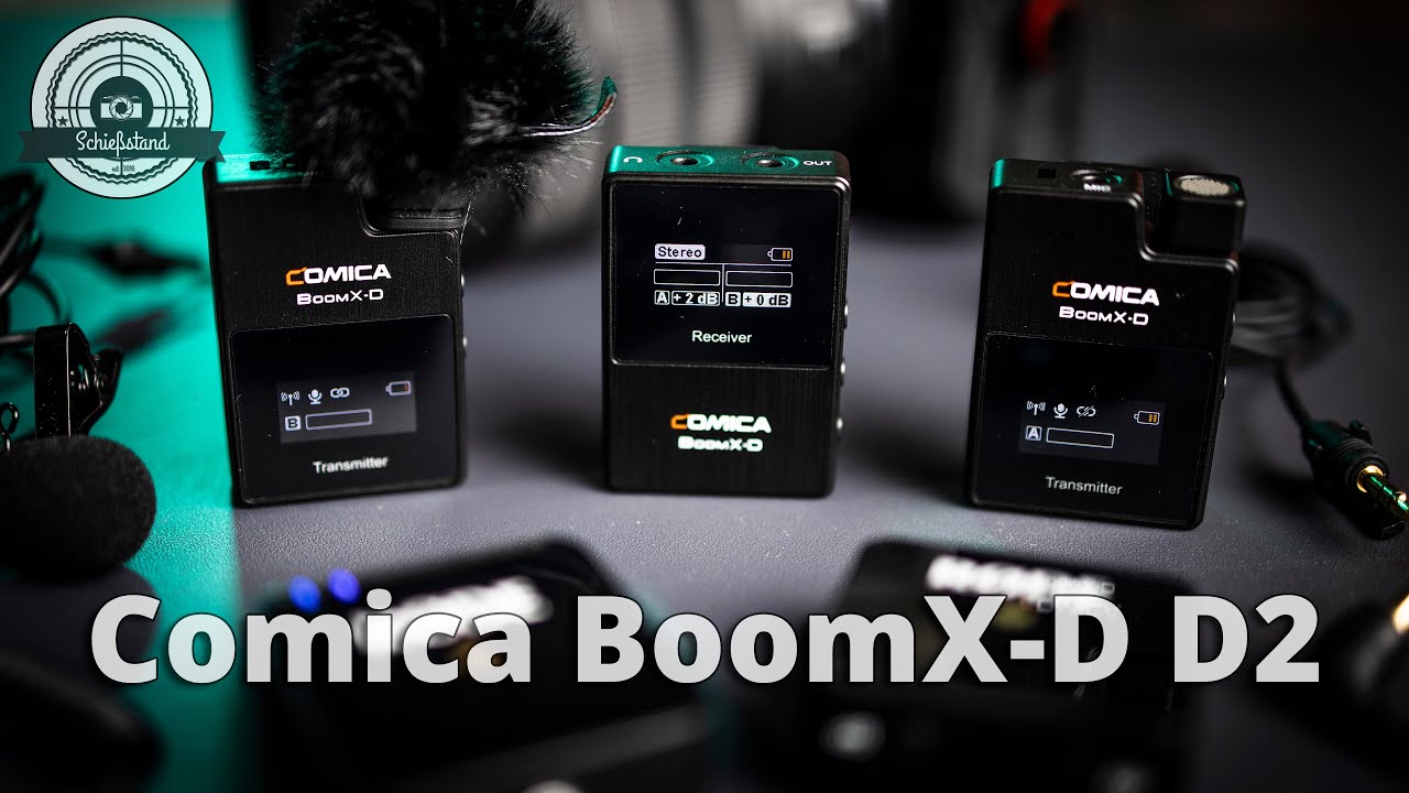 Comica BoomX-D D2 Review - Die RODE Wireless Go Alternative mit 2 Sendern!