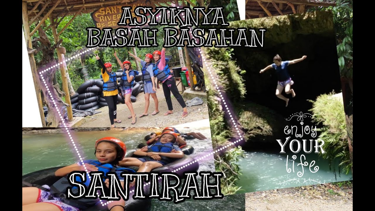 BODYRAFTING di SANTIRAH - PANGANDARAN..Track nya Panjang Banget!! di Finish Kita Lompat