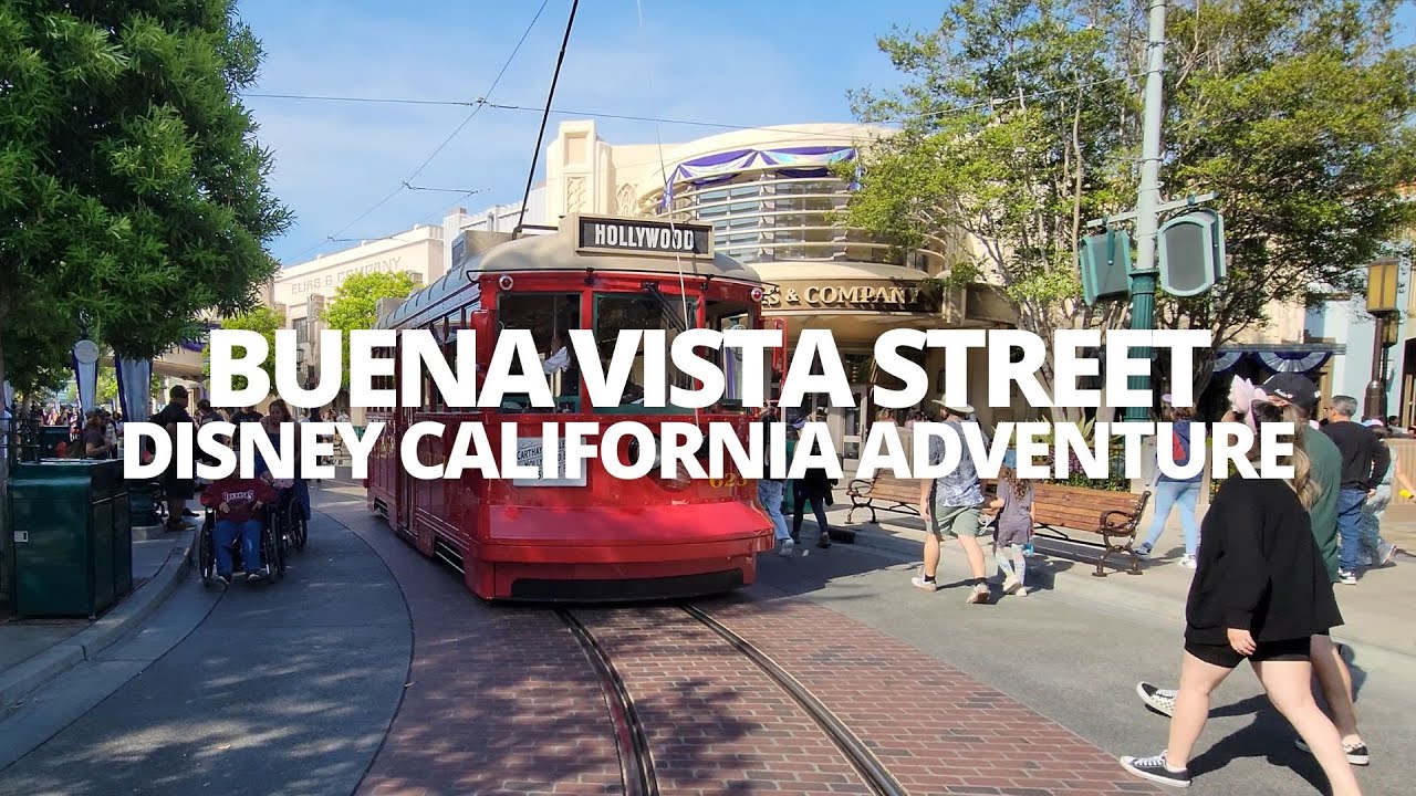 Exploring Buena Vista Street in Disney California Adventure Walking Tour #buenavista #disneyland #la
