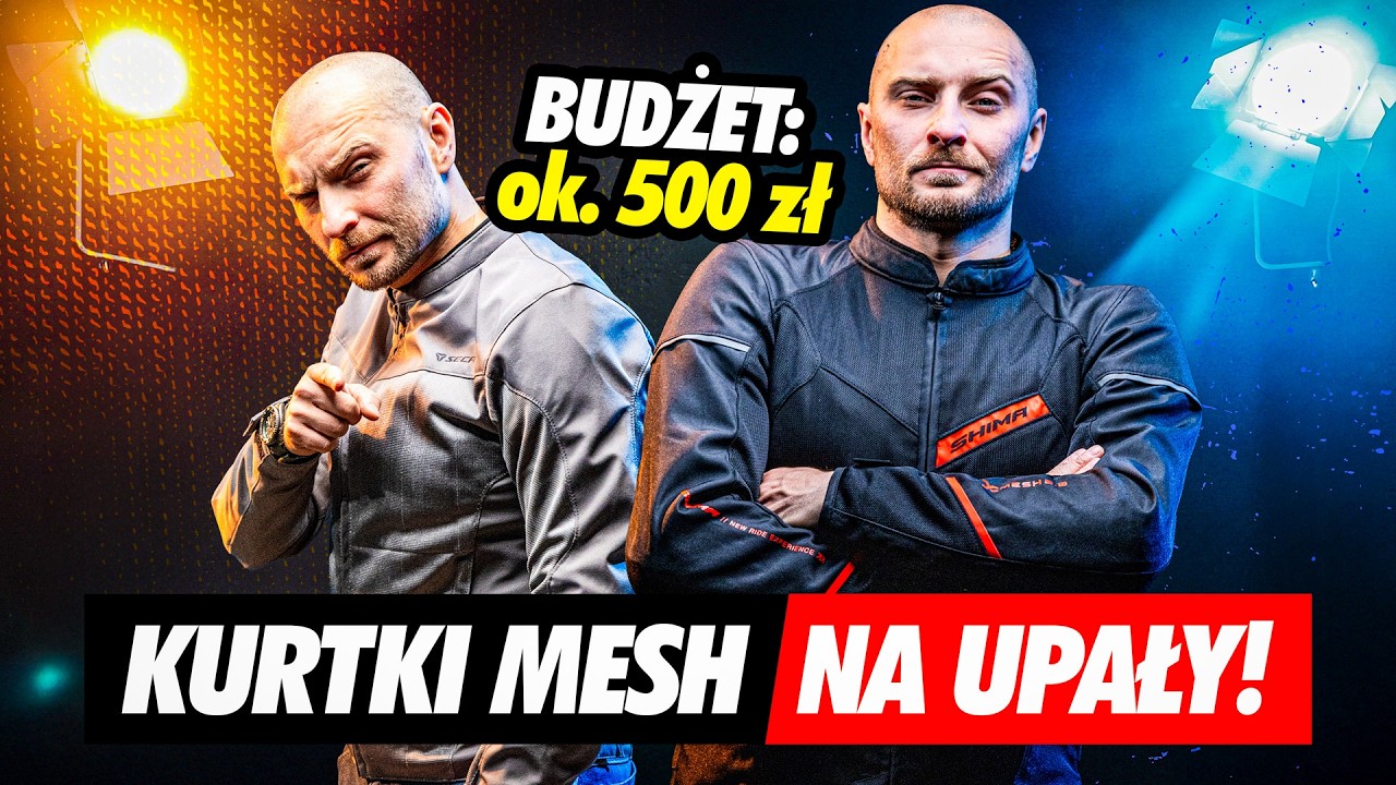 3 Kurtki MESH na UPAŁY - budżet ok. 500 zł