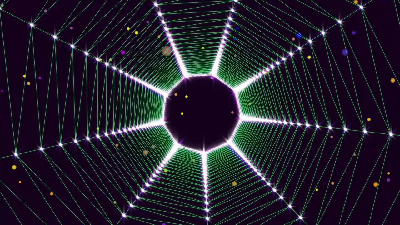 Abstract Tunnel VJ Motion Background || Neon Light Tunnel Free VJ Loops ||  VJ Loops