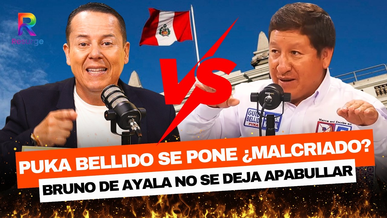 🔥¡SE PONEN PICO A PICO! BRUNO DE AYALA ENCARA A GUIDO BELLIDO