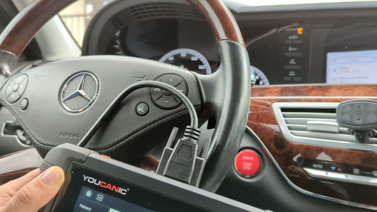 How to Raise Mercedes-Benz Air Suspension Using the YOUCANIC Scanner (w/o Starting Engine)