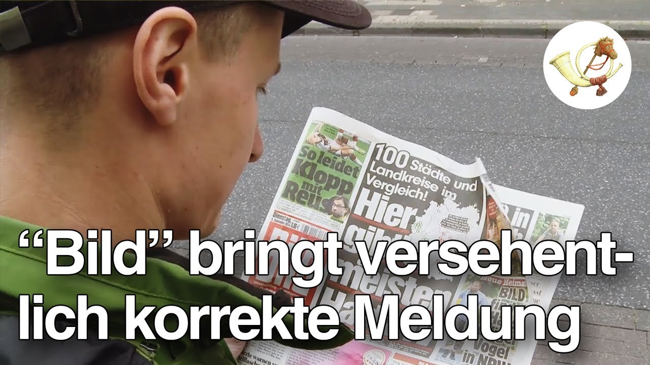 Eklat! Korrekte Meldung versehentlich in 