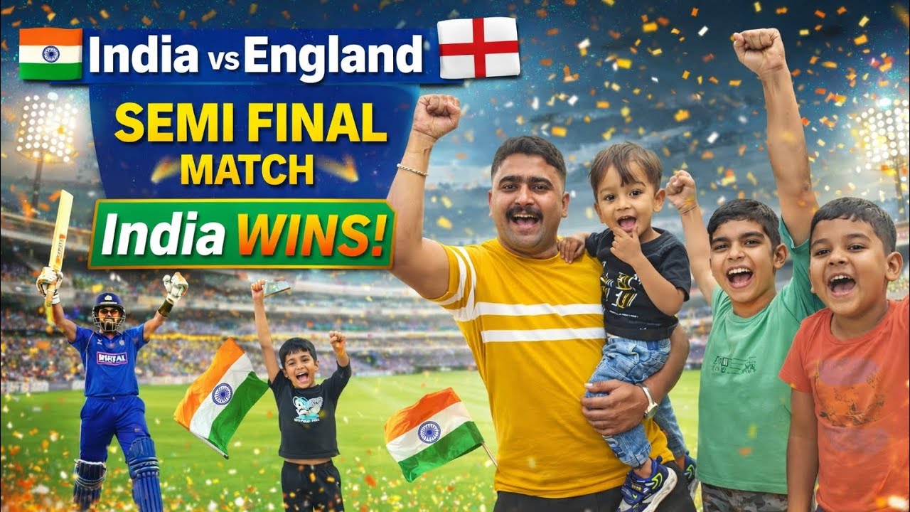 India vs England Semi Final 🔥 India Won the Match 🇮🇳 Emotional & Proud Moment | Match Reaction #2026