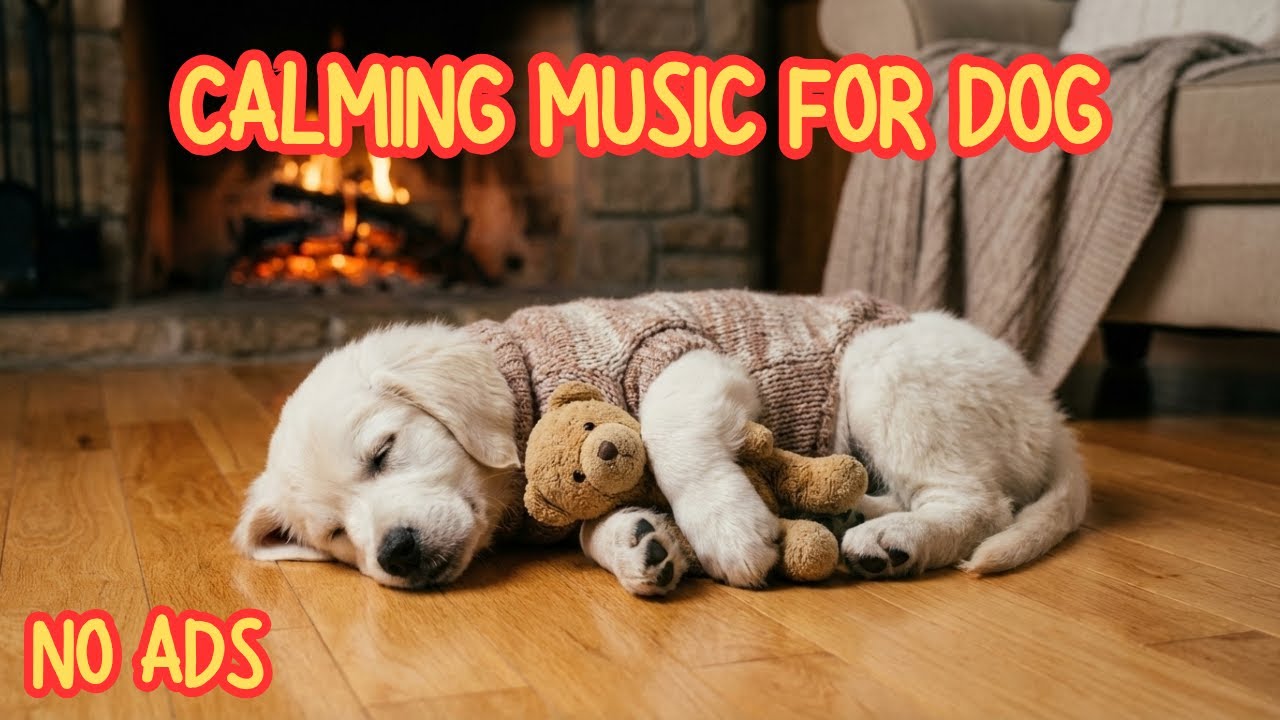 Deep Sleep Music for Anxious Dogs 🐾 12 Hours | No Ads