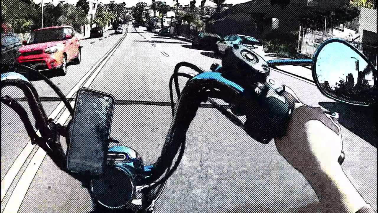 East LA Through the Grain: Harley Sportster POV