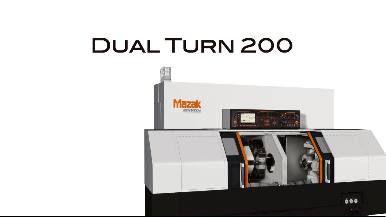 DUAL TURN200 : Twin spindle / twin turret turning center