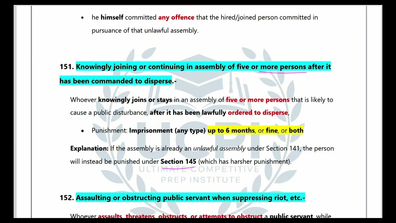 PPC &ndash; PUBLIC OFFENSES & CRIMINAL LIABILITY | PAKISTAN PENAL CODE 1860 | SDEO PERA | Khalil Ahmed