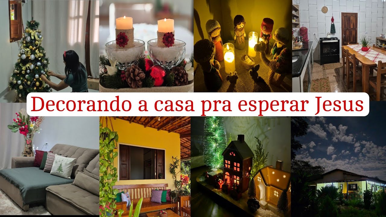 Decora&ccedil;&atilde;o simples e aconchegante/ Natal 2025/ Decorando sozinha pela 1&deg;vez🥹