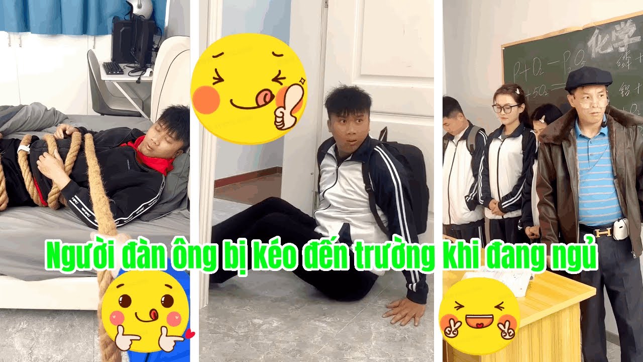 [TỔNG HỢP]Người đàn ông bị kéo đến trường khi đang ngủ| cười bể bụng mới nhất tập 42