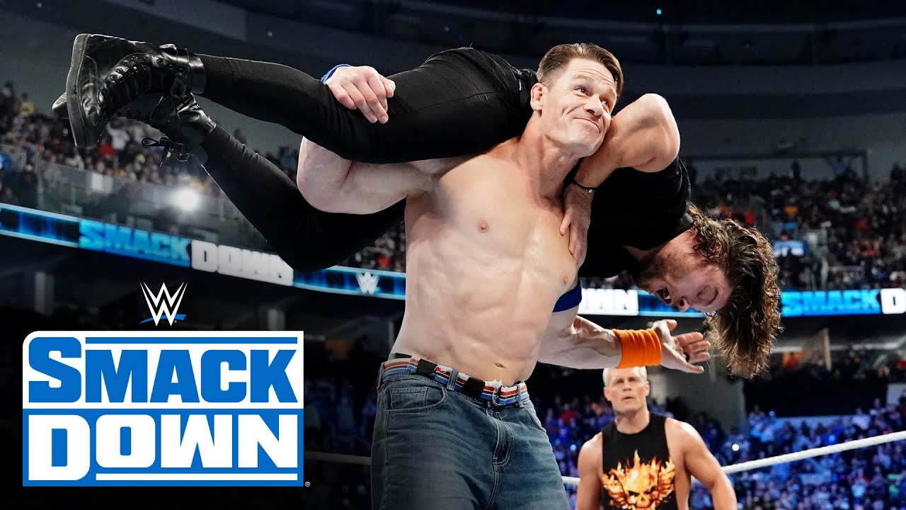 JD McDonagh gets obliterated by John Cena, LA Knight, Cody Rhodes and Jey Uso!