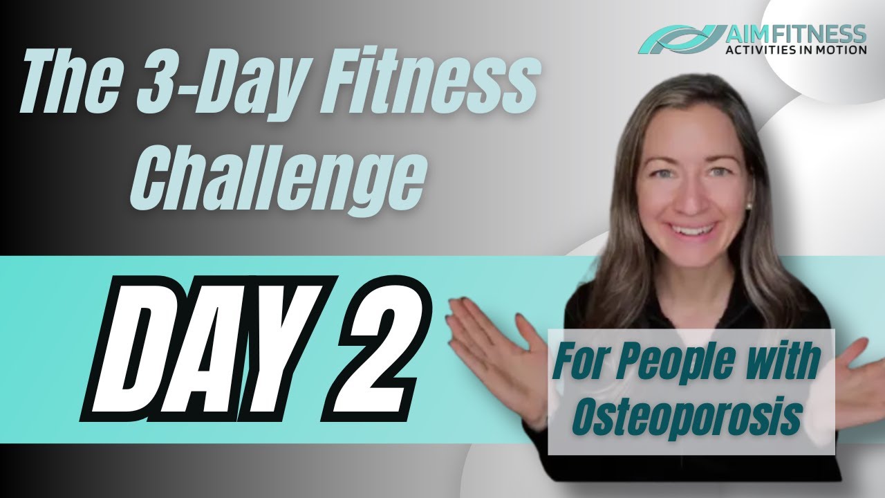 { DAY 2 } The 3-Day Fitness Challenge | For People with Osteoporosis | Bone Strength for Adults 50+