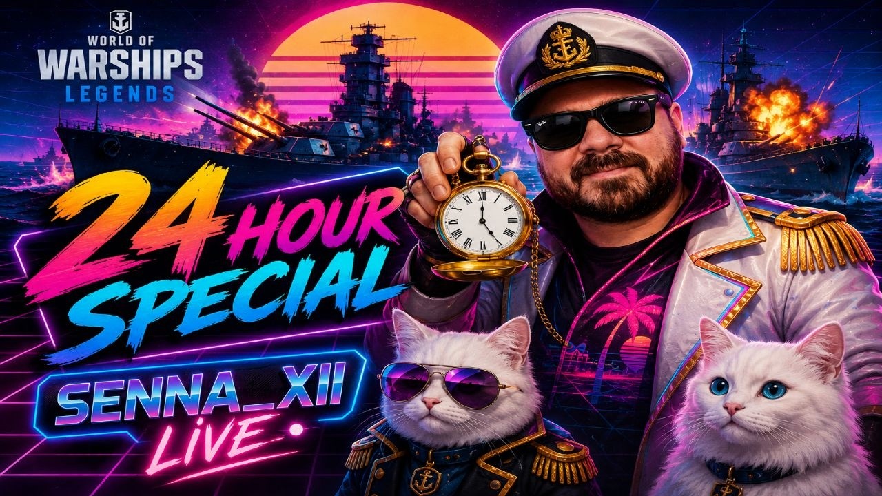 THE 24 HOUR WARSHIP MARATHON! 🔥 | WoWSL LIVE Part 2