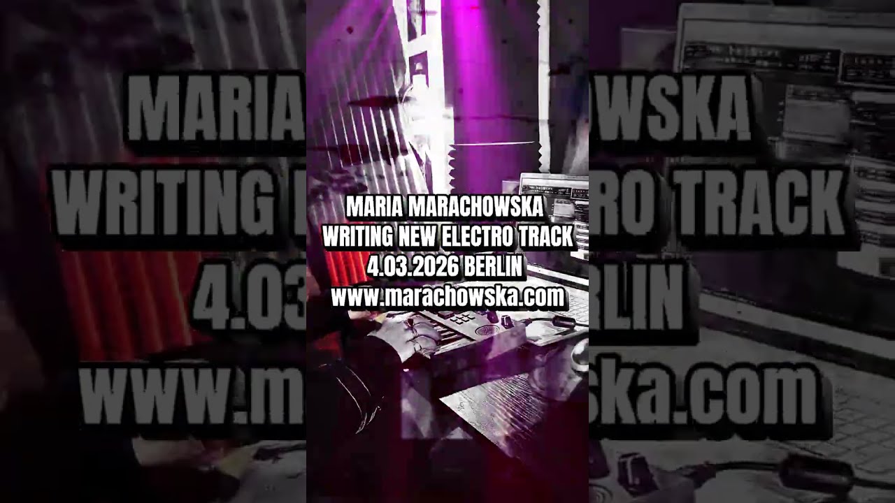 Watch Maria Marachowska Create Her First Bass Line for an Epic New Electro Track!