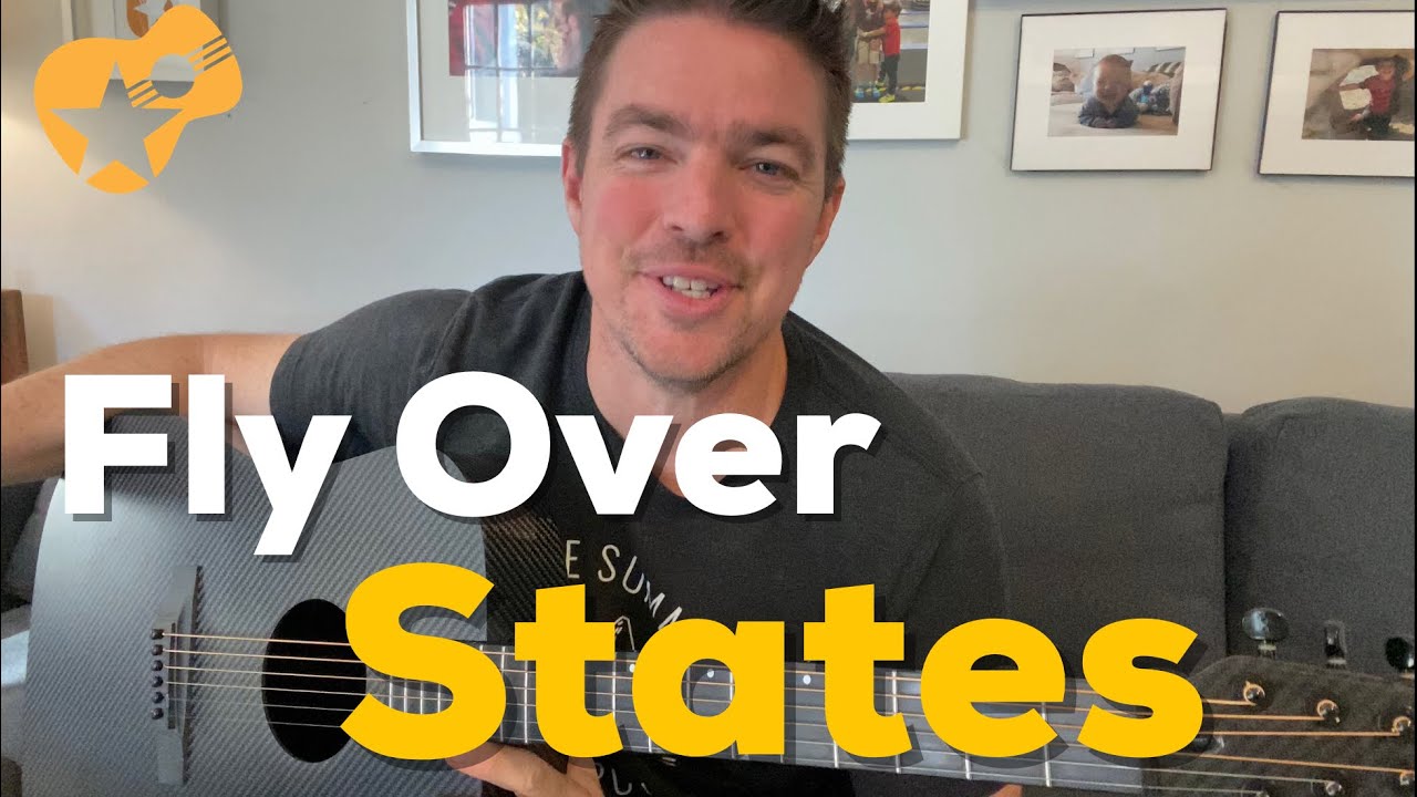 Fly Over States | Джейсон Олдин | Урок игры на гитаре для начинающих