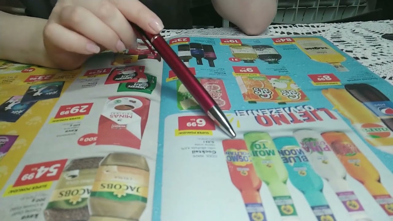ASMR šaptanje | Prelistavanje kataloga, zvukovi papira, isprobavam novi mikrofon 🎉