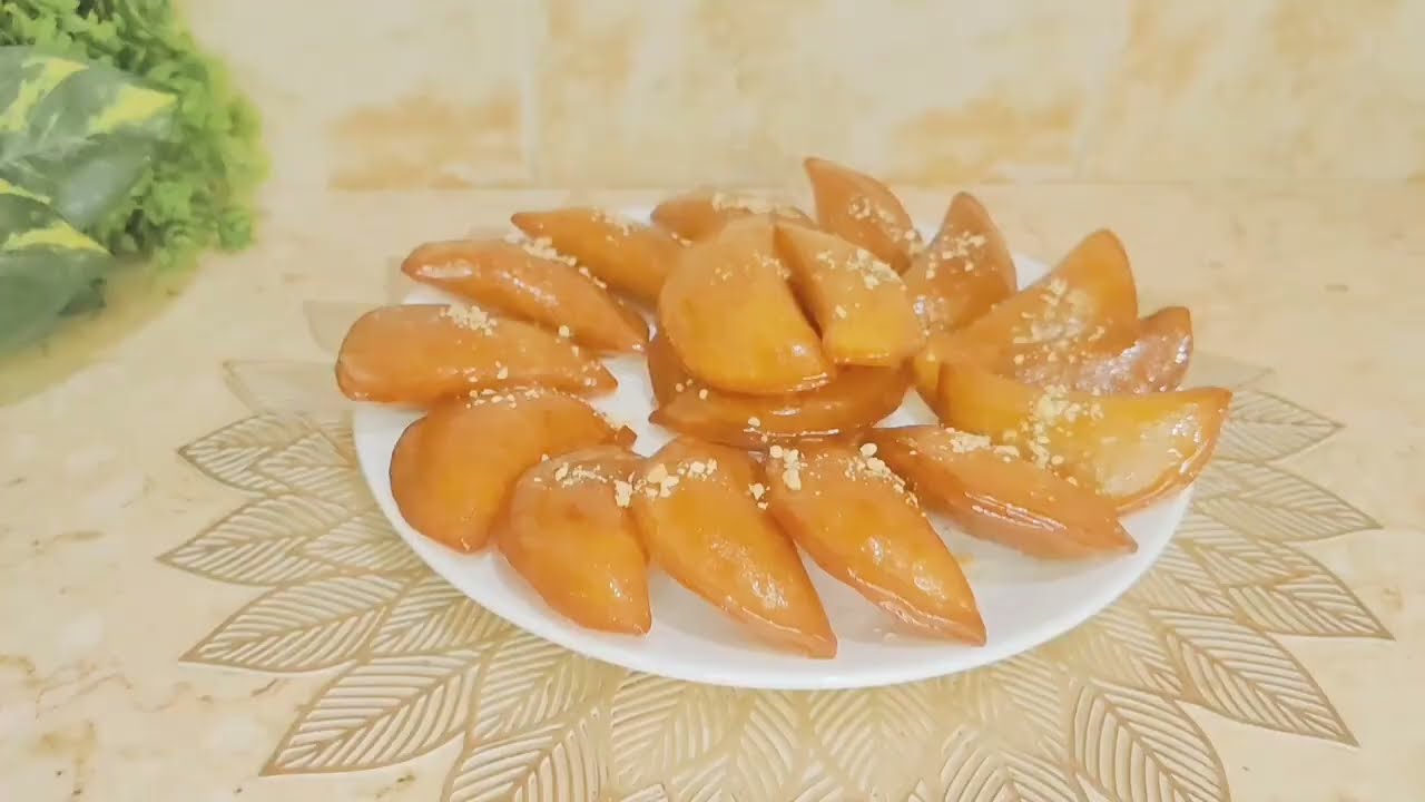 انجح عجينة قطايف من غير دقيق سميد مقرمشه وسهله وسريعه 