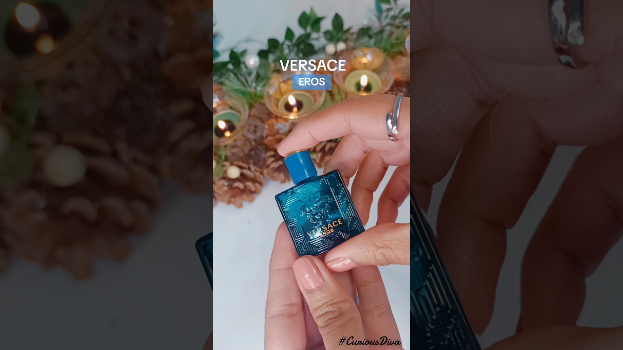 VERSACE Eros Mini Perfume 🌊#Versace #Perfume #CuriousDiva #mini #miniperfume @Versace
