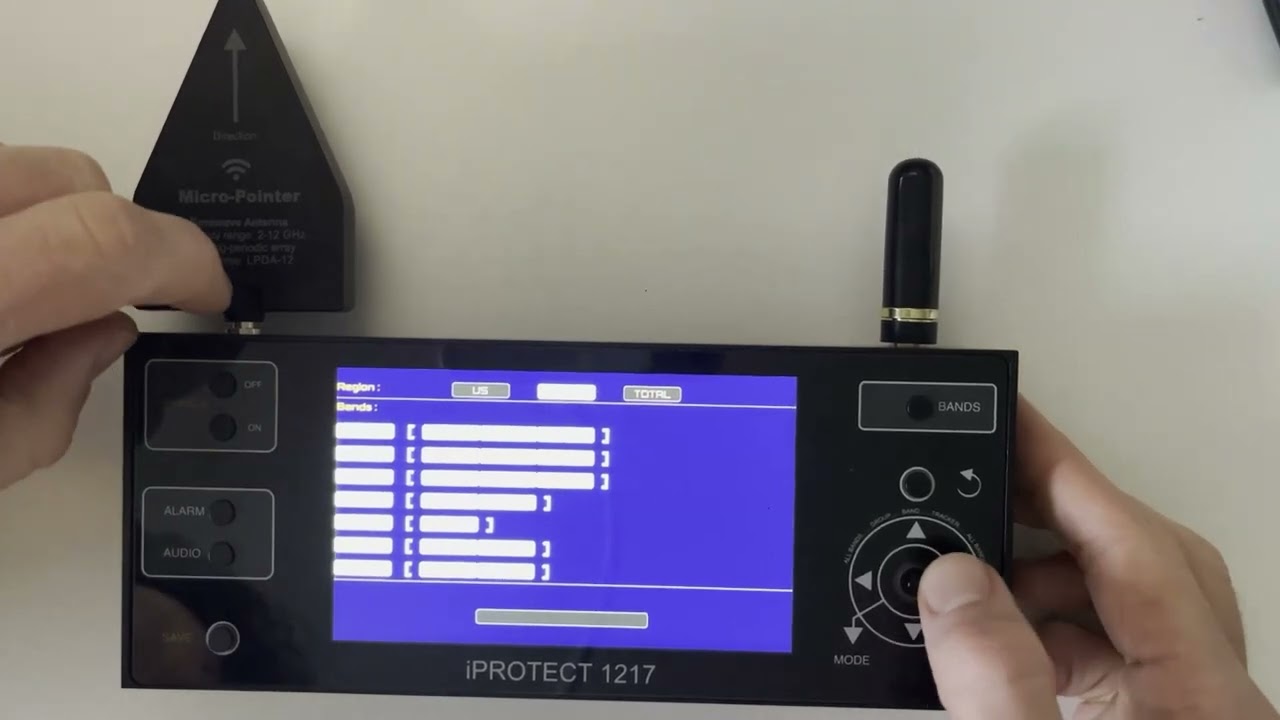 New generation professional spy bug detector iprotect 1217i www.spygear007.com