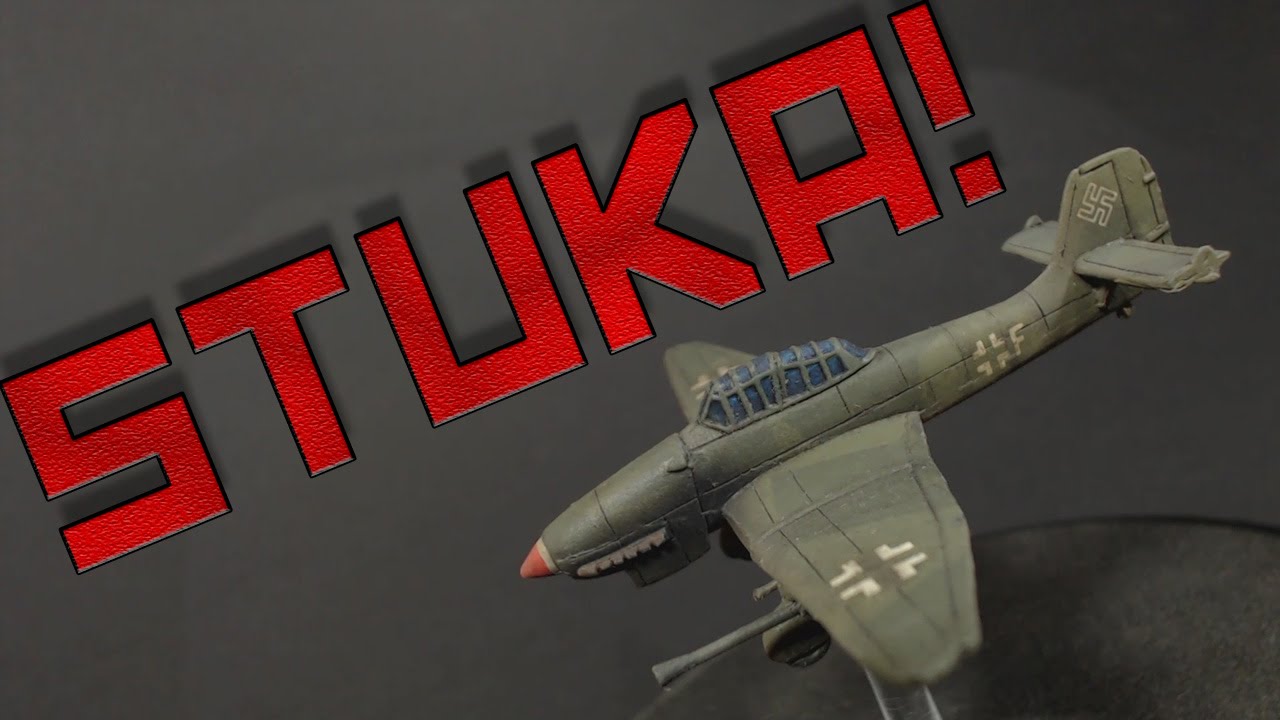Painting a Flames of War Stuka [15mm]