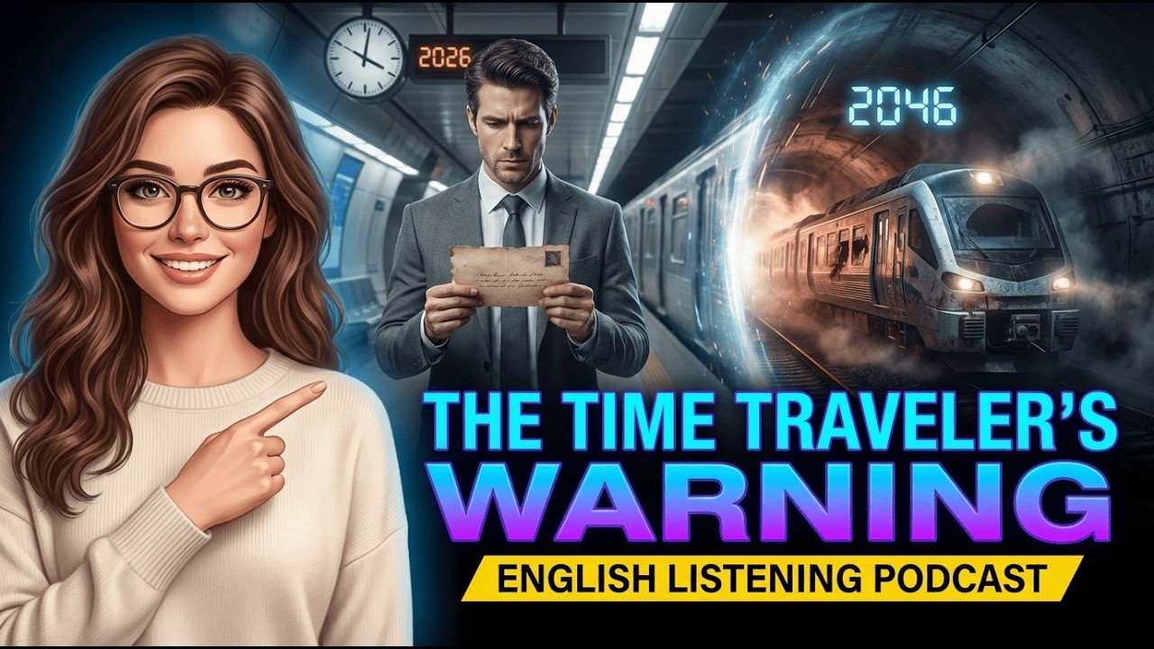 Learn English Through Story: The Time Traveler's Warning (Level B1-B2) | English Listening Practice