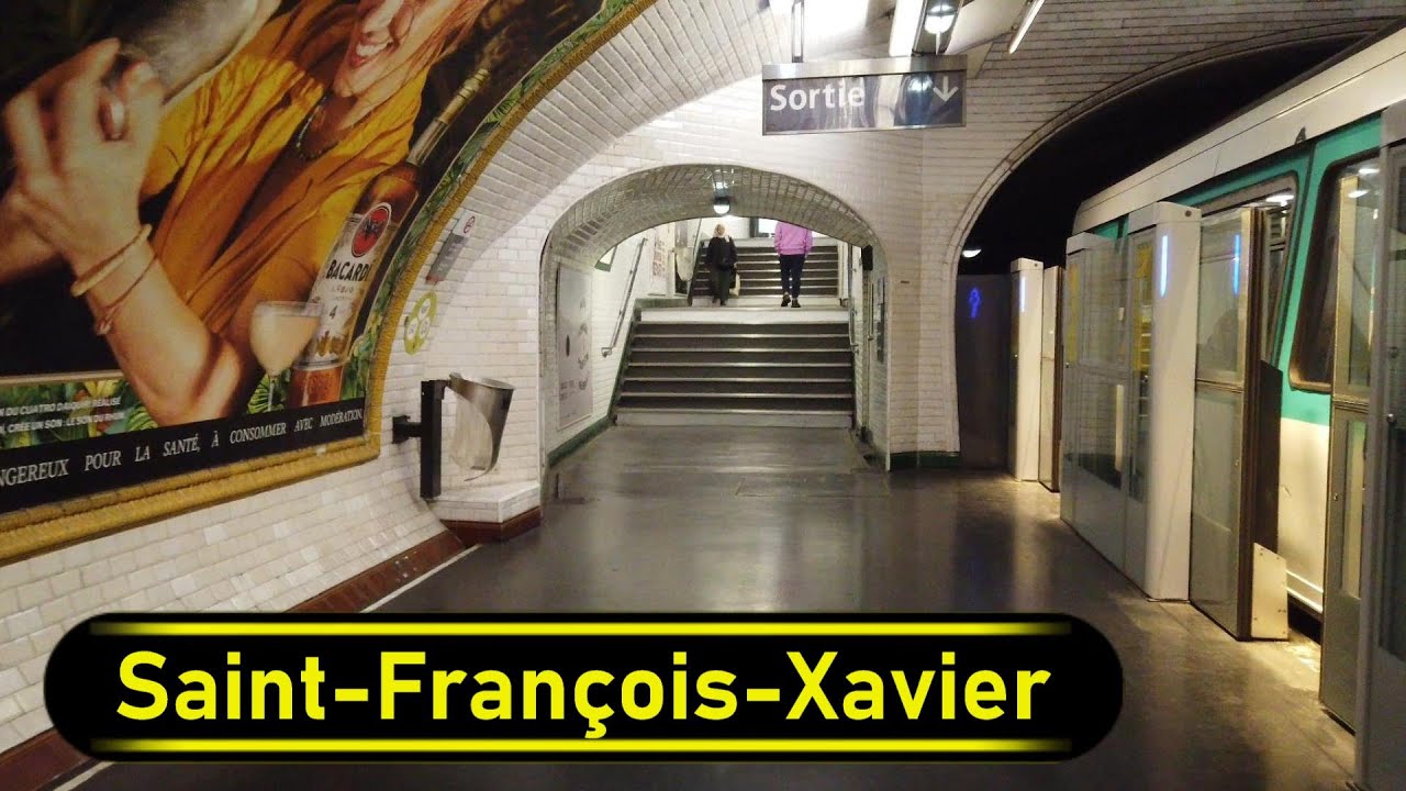 Metro Station Saint-François-Xavier - Paris 🇫🇷 - Walkthrough 🚶