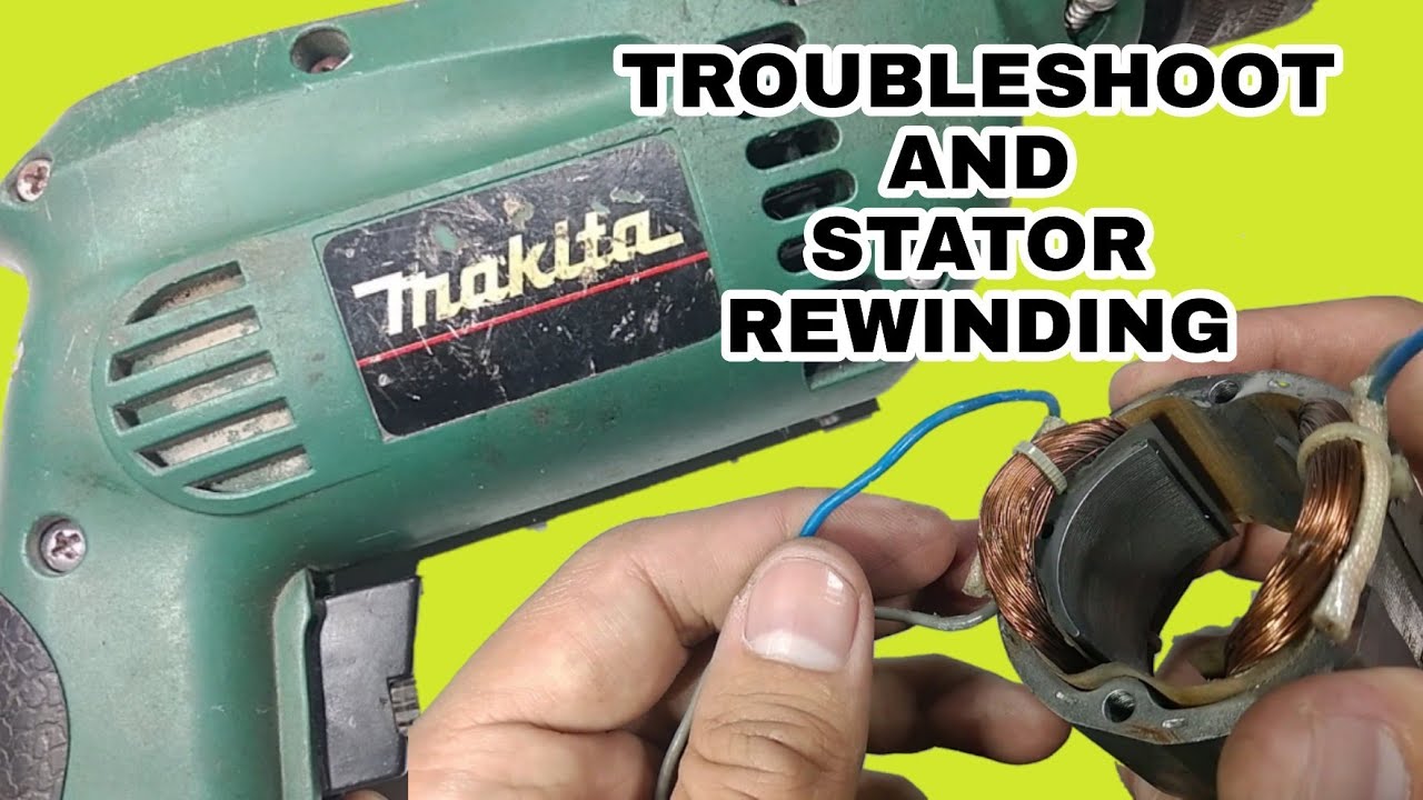 Troubleshoot and stator rewinding