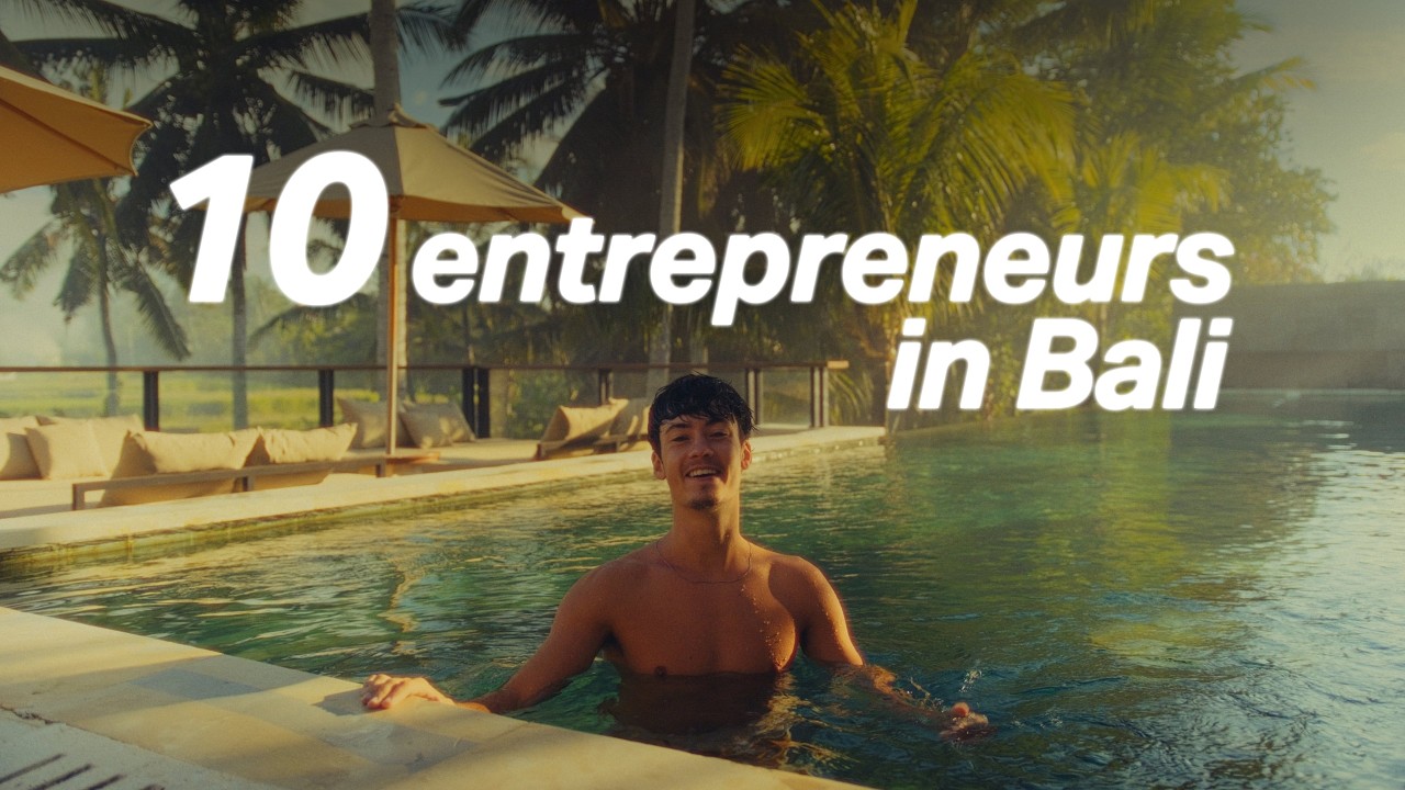 Living in a villa with 10 entrepreneurs in Bali