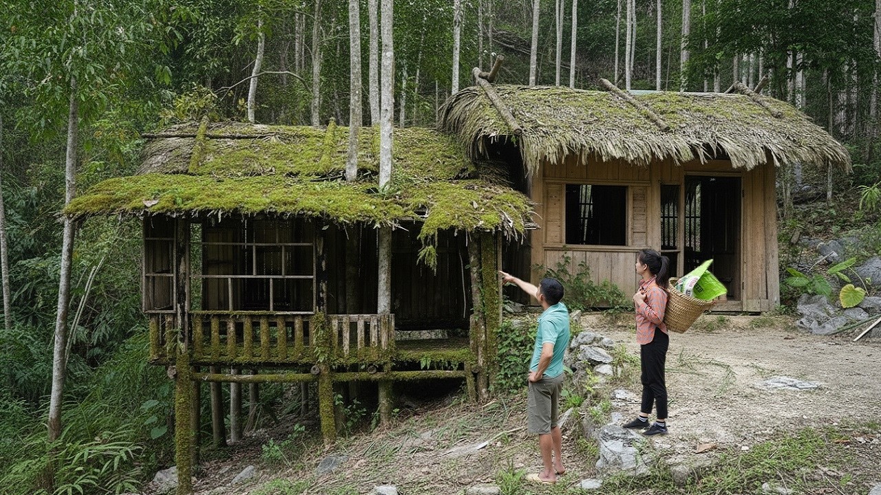 A 135-day journey to rebuild a long-abandoned house in the mountains