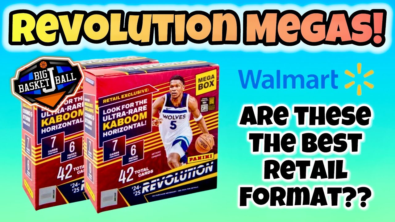 *FIRST LOOK!* 2024-25 Panini Revolution Basketball WALMART Mega Box Break x2 🔥 Best Retail Format??
