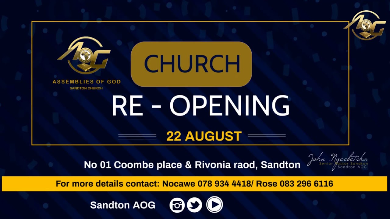 Sandton AOG East London Wednesday Prayer