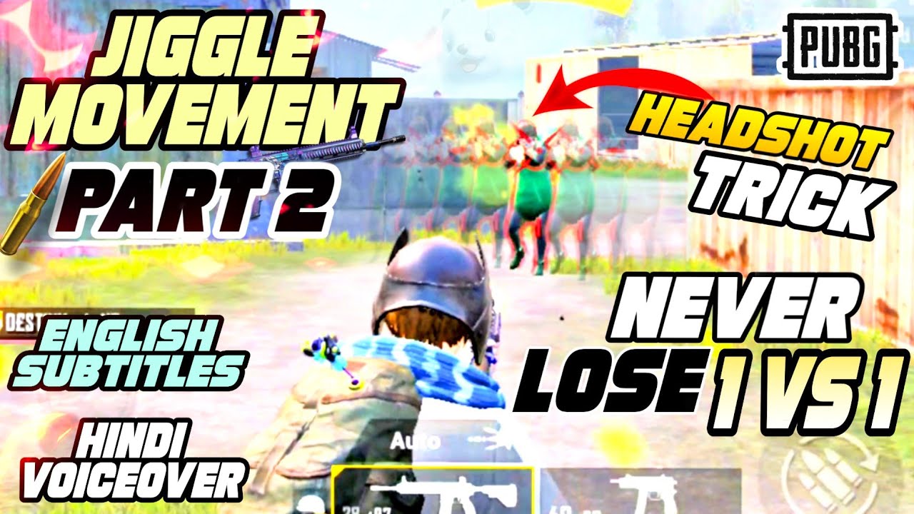 JIGGLE MOVEMENT & HEADSHOT ACCURACY [PART 2] TIPS AND TRICKS PUBG MOBILE TUTORIAL